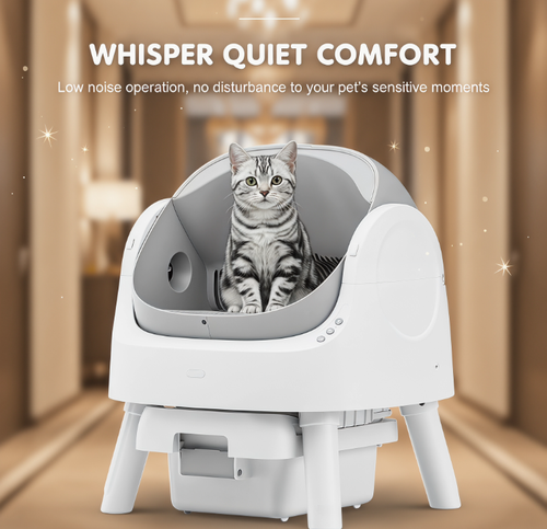 Self-Sifting Cat Litter Box