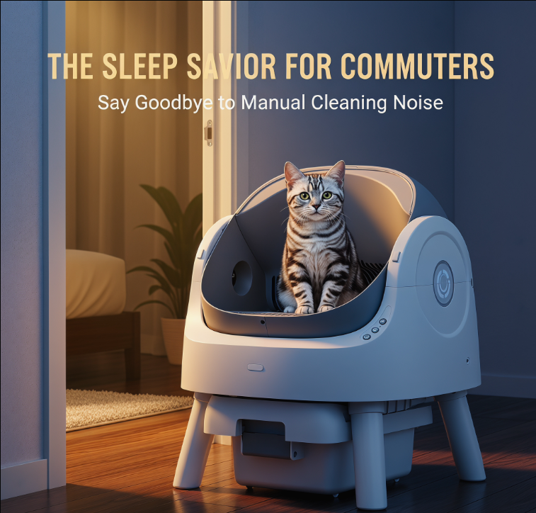 Self-Sifting Cat Litter Box