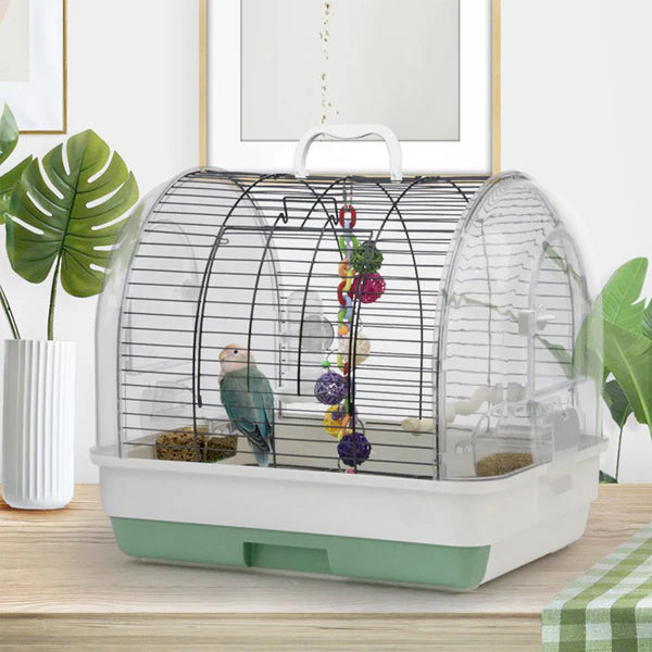 Portable Large Metal Bird Cage Carrier